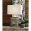 Deondra Metal Table Lamp Gray - Signature Design By Ashley -Famous Lighting Store GUEST 42e847bf f5d1 4ae0 b720 233088608d27