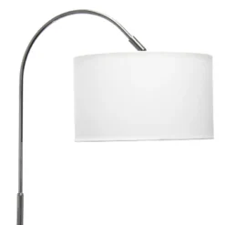 Arched Floor Lamp With Shade White - Simple Designs -Famous Lighting Store GUEST 431489a3 04d2 4941 a271 92cc2a4c1504