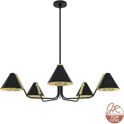5-Light Grove Isle Chandelier Matte Black - Hunter Fan 5-Light Grove Isle Chandelier Matte Black - Hunter Fan -Famous Lighting Store GUEST 4334f2da ed56 4623 b675 72eb09a6b042