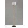 Hazel Floor Lamp Antique Brass - Adesso -Famous Lighting Store GUEST 438e5164 f4c8 4283 a4b7 6bd10ca90c40