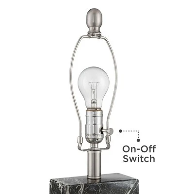 360 Lighting Connie Modern Table Lamps Set of 2 25" High Black Faux Marble with USB Charging Ports White Rectangular Shade for Living Room House Desk 360 Lighting Connie Modern Table Lamps Set Of 2 25" High Black Faux Marble With USB Charging Ports White Rectangular Shade For Living Room House Desk -Famous Lighting Store GUEST 446d40d1 b7c2 4d94 9f6b 113138e2a1bc