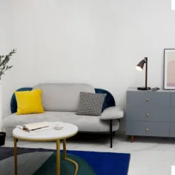 18" Nash Table Lamp With Faux Wood Arm Matte Black - Globe Electric -Famous Lighting Store GUEST 45f904d4 cb0e 485c b1fb 02e79628a8fb