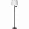 360 Lighting Modern Swing Arm Floor Lamp 60.5" Tall Bronze Off White Self Trim Fabric Drum Shade For Living Room Reading Bedroom Office -Famous Lighting Store GUEST 46417666 eaf7 4e96 a8ff daffdd6bd20f