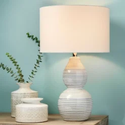 Catalina Wave Table Lamp White - Splendor Home -Famous Lighting Store GUEST 476f255d 35f8 4b00 8b0d 9fbeb5eb20dd
