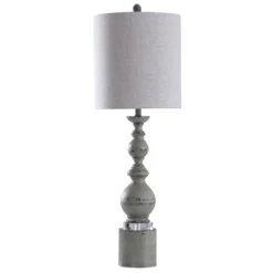 Pateley Spindle Table Lamp With Acrylic Detail And Drum Shade Blue/Gray - StyleCraft 4 Pateley Spindle Table Lamp With Acrylic Detail And Drum Shade Blue/Gray - StyleCraft -Famous Lighting Store GUEST 4861dc31 8731 4564 97f8 8d2760c8cfb6