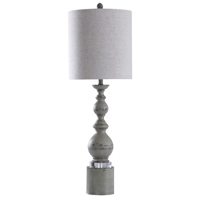 Pateley Spindle Table Lamp with Acrylic Detail and Drum Shade Blue/Gray - StyleCraft Pateley Spindle Table Lamp With Acrylic Detail And Drum Shade Blue/Gray - StyleCraft -Famous Lighting Store GUEST 4861dc31 8731 4564 97f8 8d2760c8cfb6