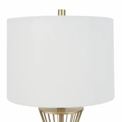 27" Gold Metal Wire With Marble Table Lamp - Nourison -Famous Lighting Store GUEST 4a5b9d32 443b 4446 baca 92500af6261e