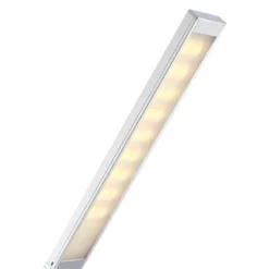 360 Lighting Jett Modern Desk Lamp 16 1/2" High Silver With USB Port And Nightlight LED Dimmer Touch On Off For Bedroom Bedside Nightstand Family Home -Famous Lighting Store GUEST 4b97809e af18 47a3 9620 271ed817c8f3