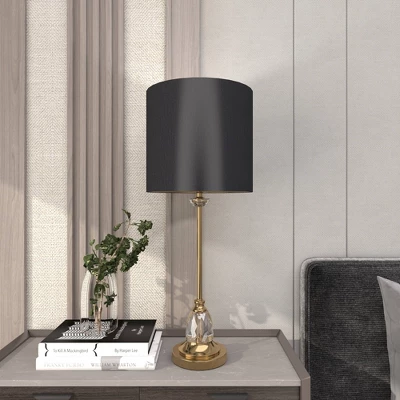 Metal Buffet Lamp with Drum Shade Black - Olivia & May Metal Buffet Lamp With Drum Shade Black - Olivia & May -Famous Lighting Store GUEST 4c90d0d3 e454 4919 9b6d e30e117109ca