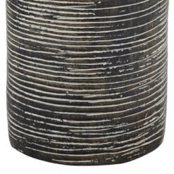 360 Lighting 24" High Mid Century Modern Farmhouse Rustic Table Lamps Set Of 2 Black Finish Oatmeal Shade Living Room Bedroom Bedside Nightstand House -Famous Lighting Store GUEST 4dd2d810 6a4d 41eb a856 e191fb375f0e