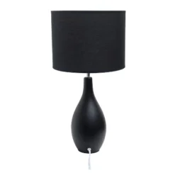 Oval Bowling Pin Base Ceramic Table Lamp - Simple Designs -Famous Lighting Store GUEST 4ea852ee ab48 4b62 aa99 0a0cb7b044f1