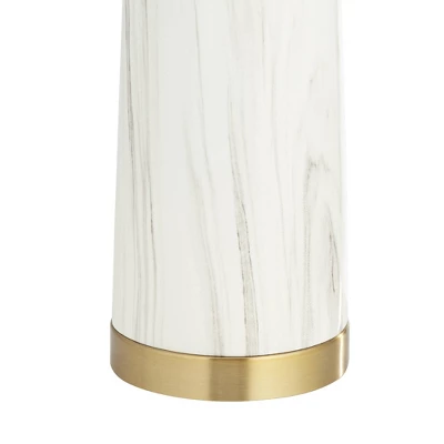 360 Lighting Maceao Modern Table Lamps 28" Tall Set of 2 White Faux Marble Tapered Drum Shade for Bedroom Living Room Bedside Nightstand Office House 360 Lighting Maceao Modern Table Lamps 28" Tall Set Of 2 White Faux Marble Tapered Drum Shade For Bedroom Living Room Bedside Nightstand Office House -Famous Lighting Store GUEST 50a7c332 b42e 41f9 a372 27416411a9e6
