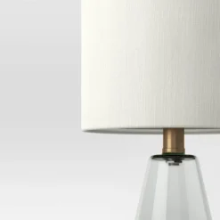 Glass Cone Mini Table Lamp Clear - Threshold™ -Famous Lighting Store GUEST 513bc511 5a10 46bd 83a8 97c5c75183f8