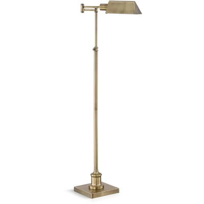 Regency Hill Jenson Traditional Pharmacy Floor Lamp 54" Tall Aged Brass Adjustable Swing Arm Metal Shade for Living Room Reading Bedroom Office Regency Hill Jenson Traditional Pharmacy Floor Lamp 54" Tall Aged Brass Adjustable Swing Arm Metal Shade For Living Room Reading Bedroom Office -Famous Lighting Store GUEST 55417f5f 6e09 4b7d 9938 4422ceffaa94