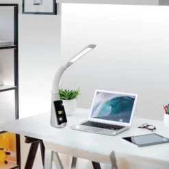 Purify Sanitizing Desk Lamp With Wireless Charging (Includes LED Light Bulb) - OttLite -Famous Lighting Store GUEST 56630ba4 459a 48b2 add8 4598e8b8128f