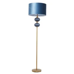 Fabric Floor Lamp With Drum Shade Blue - Olivia & May 8 Fabric Floor Lamp With Drum Shade Blue - Olivia & May -Famous Lighting Store GUEST 57338c9a f125 4b0a 817a 1825db70f5ec