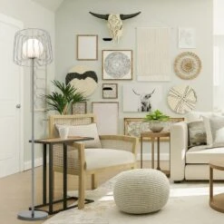 62.75" Mateo Caged Globe Shade Floor Lamp - River Of Goods 6 62.75" Mateo Caged Globe Shade Floor Lamp - River Of Goods -Famous Lighting Store GUEST 577ea627 dc17 4e57 9313 dbe46ceb040d