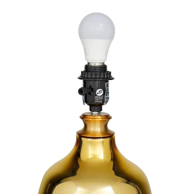 26" x 16" Glam Glass Table Lamp Gold - Olivia & May 26" X 16" Glam Glass Table Lamp Gold - Olivia & May -Famous Lighting Store GUEST 57906276 865e 4d05 a587 567db834c17d