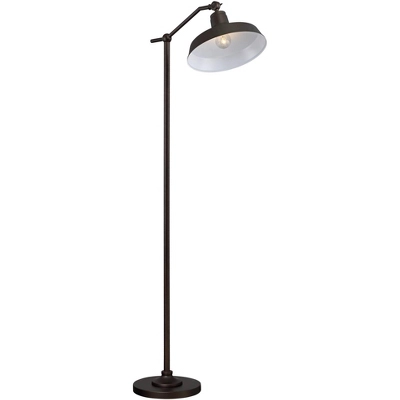 360 Lighting Kayne Rustic Farmhouse Floor Lamp Standing 61" Tall Satin Bronze Metal Downbridge Shade for Living Room Reading Bedroom Office House Home 360 Lighting Kayne Rustic Farmhouse Floor Lamp Standing 61" Tall Satin Bronze Metal Downbridge Shade For Living Room Reading Bedroom Office House Home -Famous Lighting Store GUEST 587e4316 8536 49c7 9847 fea0b08705a3