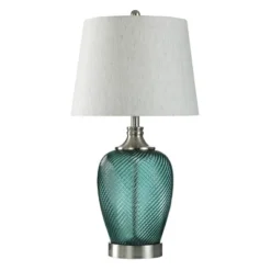 Elyse Oceans Depth Glass Table Lamp Blue - StyleCraft -Famous Lighting Store GUEST 589291df b038 4e1d 80de 0c4c492636b7