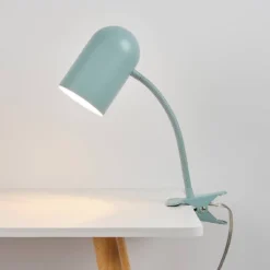 15" Carter Clip-Arm Desk Lamp With Adjustable Gooseneck Matte Teal - Globe Electric 8 15" Carter Clip-Arm Desk Lamp With Adjustable Gooseneck Matte Teal - Globe Electric -Famous Lighting Store GUEST 5992a441 9f13 4f47 a3b3 43af1f093bd6
