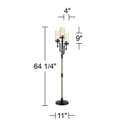 Franklin Iron Works Granada Rustic Farmhouse Tree Floor Lamp 64 1/4" Tall Black Faux Wood 3-Light Hammered Tinted Glass Shade For Living Room Reading 8 Franklin Iron Works Granada Rustic Farmhouse Tree Floor Lamp 64 1/4" Tall Black Faux Wood 3-Light Hammered Tinted Glass Shade For Living Room Reading -Famous Lighting Store GUEST 5d75bf7b f370 4eff b3c3 0414f32904cf