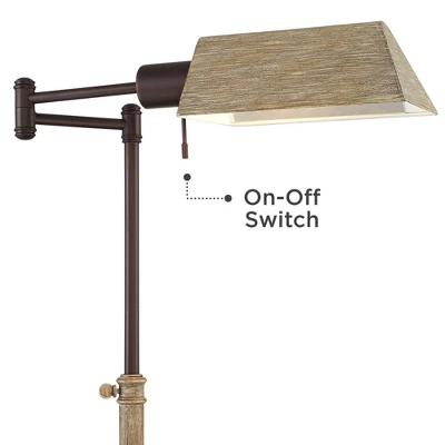 Regency Hill Rustic Farmhouse Pharmacy Floor Lamp with USB Charging Port 54" Tall Bronze Faux Wood Adjustable Swing Arm for Living Room Reading Office Regency Hill Rustic Farmhouse Pharmacy Floor Lamp With USB Charging Port 54" Tall Bronze Faux Wood Adjustable Swing Arm For Living Room Reading Office -Famous Lighting Store GUEST 5e182eec e1aa 4f17 85b2 a597e9faebc3