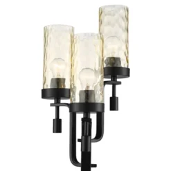 Franklin Iron Works Granada Rustic Farmhouse Tree Floor Lamp 64 1/4" Tall Black Faux Wood 3-Light Hammered Tinted Glass Shade For Living Room Reading 3 Franklin Iron Works Granada Rustic Farmhouse Tree Floor Lamp 64 1/4" Tall Black Faux Wood 3-Light Hammered Tinted Glass Shade For Living Room Reading -Famous Lighting Store GUEST 61cf4eb6 f70a 4823 8b53 0daf65782627