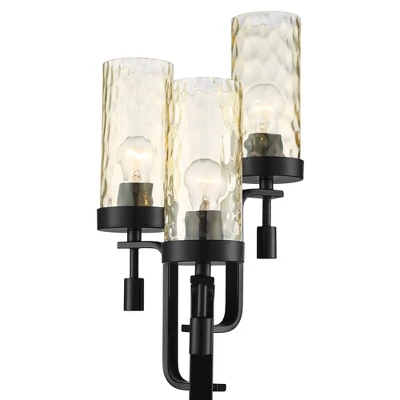 Franklin Iron Works Granada Rustic Farmhouse Tree Floor Lamp 64 1/4" Tall Black Faux Wood 3-Light Hammered Tinted Glass Shade for Living Room Reading Franklin Iron Works Granada Rustic Farmhouse Tree Floor Lamp 64 1/4" Tall Black Faux Wood 3-Light Hammered Tinted Glass Shade For Living Room Reading -Famous Lighting Store GUEST 61cf4eb6 f70a 4823 8b53 0daf65782627