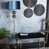 Fabric Floor Lamp With Drum Shade Blue - Olivia & May -Famous Lighting Store GUEST 63d6ac3a e437 4b42 a473 ac818c0f07dd