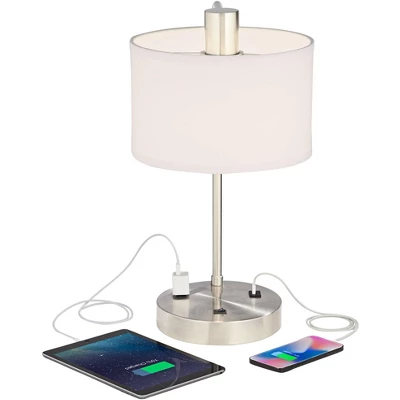 360 Lighting Colby Nickel USB Desk Lamps Set of 2 with Smart Socket 360 Lighting Colby Nickel USB Desk Lamps Set Of 2 With Smart Socket -Famous Lighting Store GUEST 67e70add 3e1c 4647 8de2 b59f940d0876