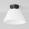Tapered Flush Mount Ceiling Light Black/Brass - Threshold™ -Famous Lighting Store GUEST 6916b83e f241 458c aa8c 28022fa444b1