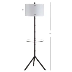 62" Metal Hall End Table Floor Lamp (Includes Energy Efficient Light Bulb) - JONATHAN Y 4 62" Metal Hall End Table Floor Lamp (Includes Energy Efficient Light Bulb) - JONATHAN Y -Famous Lighting Store GUEST 6a5788c8 cef9 431b 95da 9edf3420b355