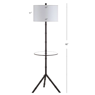 62" Metal Hall End Table Floor Lamp (Includes Energy Efficient Light Bulb) - JONATHAN Y 62" Metal Hall End Table Floor Lamp (Includes Energy Efficient Light Bulb) - JONATHAN Y -Famous Lighting Store GUEST 6a5788c8 cef9 431b 95da 9edf3420b355