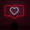 Amped Co 13 X 11 Inches Neon Desk Light Like Sign Symbol, Heart, Red And White -Famous Lighting Store GUEST 6c5cb24d 5f7e 48df 8d7b 558c19ec0c67