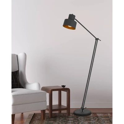 65" Davidson Adjustable Height Metal Floor Lamp Matte Black - Cal Lighting 65" Davidson Adjustable Height Metal Floor Lamp Matte Black - Cal Lighting -Famous Lighting Store GUEST 6c82fe0b 9270 42b5 a0e4 c9e550b45015