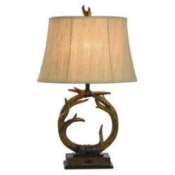 Dalton Brown Antler Table Lamp With Beige Hardback Fabric Shade - StyleCraft 8 Dalton Brown Antler Table Lamp With Beige Hardback Fabric Shade - StyleCraft -Famous Lighting Store GUEST 7281c9f6 1e0c 4f0f a2fc 13135c6dfb3e
