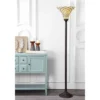 70" White Tiffany Torchiere Floor Lamp (Includes LED Light Bulb) Bronze - JONATHAN Y -Famous Lighting Store GUEST 734aefe2 b4d5 4df1 83cf 27bcbea9e3fb