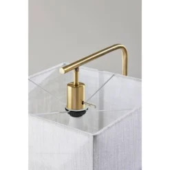 Flora Antique Brass Floor Lamp Black - Adesso -Famous Lighting Store GUEST 74a25dbf 25e4 45b5 95bd fed1255f2725