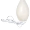 18.11" Traditional Standard Ceramic Dewdrop Table Desk Lamp With Matching Fabric Shade Off-White - Creekwood Home 1 18.11" Traditional Standard Ceramic Dewdrop Table Desk Lamp With Matching Fabric Shade Off-White - Creekwood Home -Famous Lighting Store GUEST 77ba7056 624e 40ef 9913 512e34c9cc43