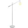 Swing Arm Floor Lamp With Glass Cylindrical Shade White - Lalia Home 2 Swing Arm Floor Lamp With Glass Cylindrical Shade White - Lalia Home -Famous Lighting Store GUEST 782bf1d2 480f 48f3 a33b 543eb4de29d5