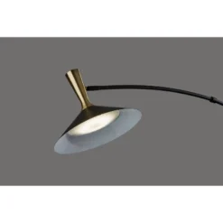 Bradley Arc Lamp With Smart Switch Black (Includes LED Light Bulb) - Adesso -Famous Lighting Store GUEST 7889bc4d 2f08 4441 863a 735fad4a1d6c