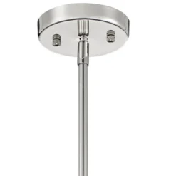 Possini Euro Design Smart Polished Nickel Chandelier 20" Wide Modern Drum Clear Crystal 6-Light Fixture For Dining Room House Foyer Kitchen Island -Famous Lighting Store GUEST 791693e4 4f79 4e35 a0aa 213342f91301