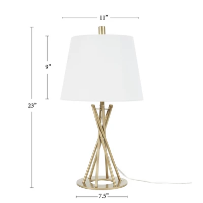 23" Gold Metal Twist Table Lamp - Nourison 23" Gold Metal Twist Table Lamp - Nourison -Famous Lighting Store GUEST 7b5c95a3 509f 4326 ada8 5179c98a453d