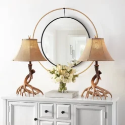 (Set Of 2) 25.5" Sundance Faux Antler Table Lamps Brown (Includes CFL Light Bulb) - Safavieh -Famous Lighting Store GUEST 7d55caaa 8d80 48cc 9a95 bfc8371cb7aa