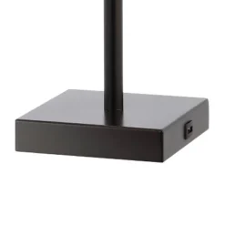 (Set Of 2) 25.5" 2-Light Austin Farmhouse Industrial Table Lamp With USB Charging Oil Rubbed Bronze (Includes LED Light Bulb) - JONATHAN Y -Famous Lighting Store GUEST 7db90910 97ce 4f3f bd9f 93ef97000156