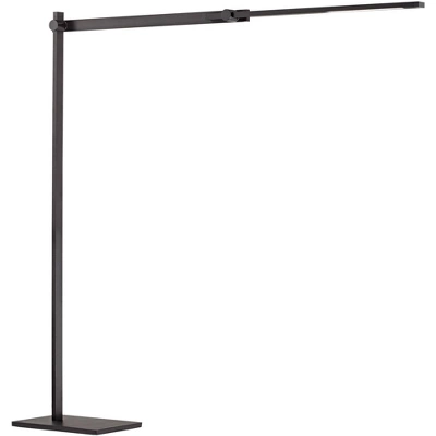 Possini Euro Design Barrett Modern Floor Lamp 53" Tall Anodized Black Metal LED Adjustable Touch On Off for Living Room Reading Bedroom Office House Possini Euro Design Barrett Modern Floor Lamp 53" Tall Anodized Black Metal LED Adjustable Touch On Off For Living Room Reading Bedroom Office House -Famous Lighting Store GUEST 7e14c270 ee2f 4945 b51f 1d5b285de30e