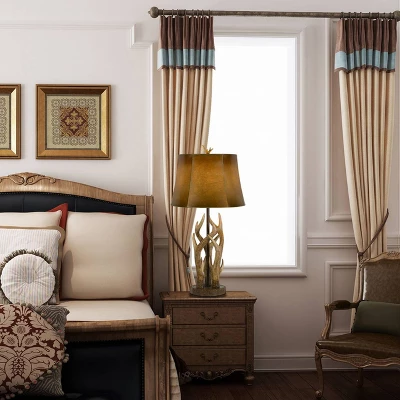 32.5" Darby Antler Resin Table Lamp with Leatherette Shade - Cal Lighting 32.5" Darby Antler Resin Table Lamp With Leatherette Shade - Cal Lighting -Famous Lighting Store GUEST 80150e18 320a 4824 a6bb dcf3f2417234