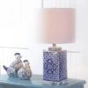 23" Choi Chinoiserie Table Lamp (Includes LED Light Bulb) Blue - JONATHAN Y -Famous Lighting Store GUEST 8084d705 6588 41f1 9c35 7ee916b5d04f