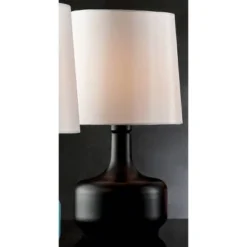 17.25" Modern Metal Table Lamp With Touch Sensor - Ore International
